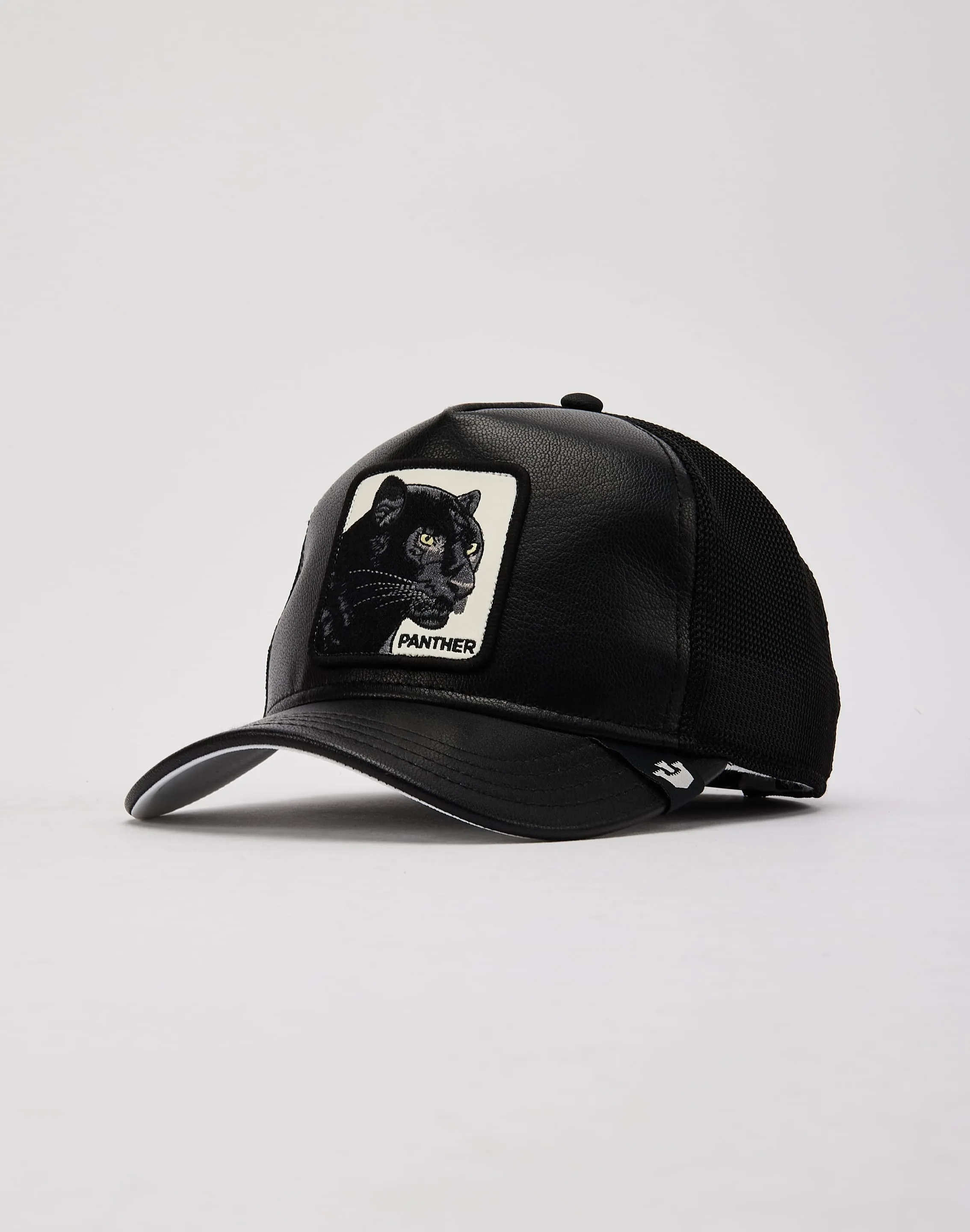 Goorin Bros Leather Panther Trucker Hat