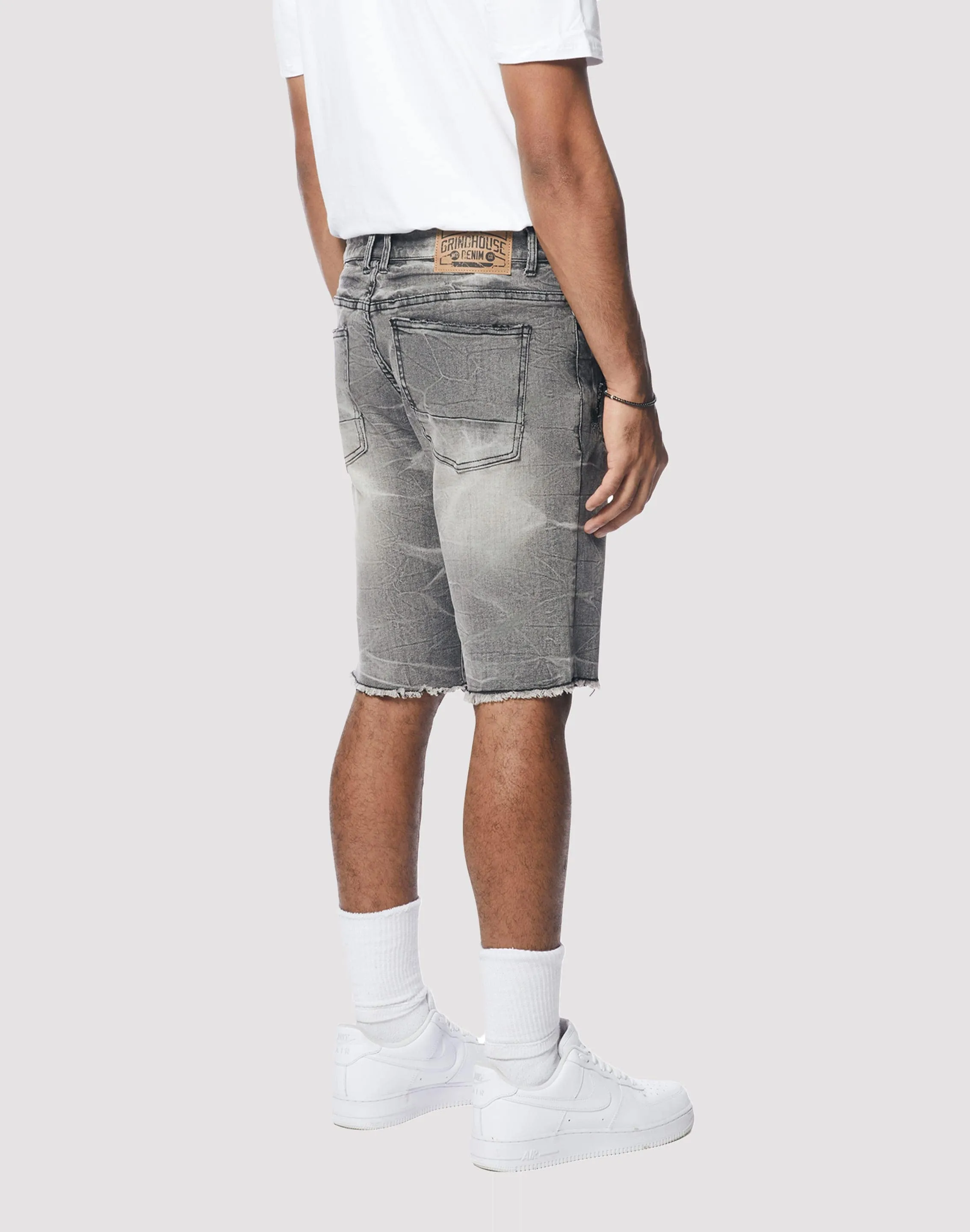 Grindhouse Lightning Essentials Denim Black Shorts