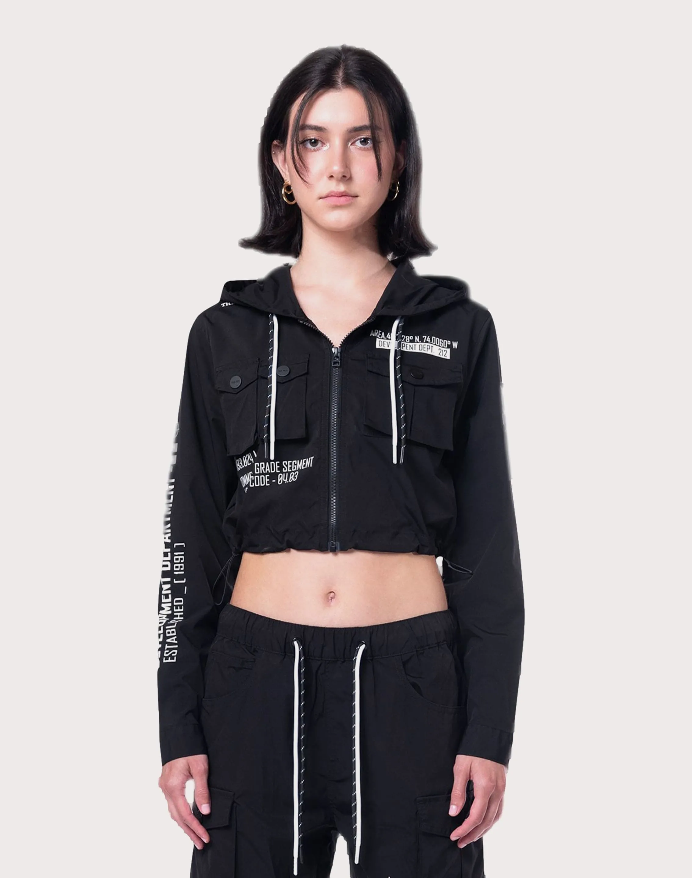 Grindhouse Nylon Cropped Jacket