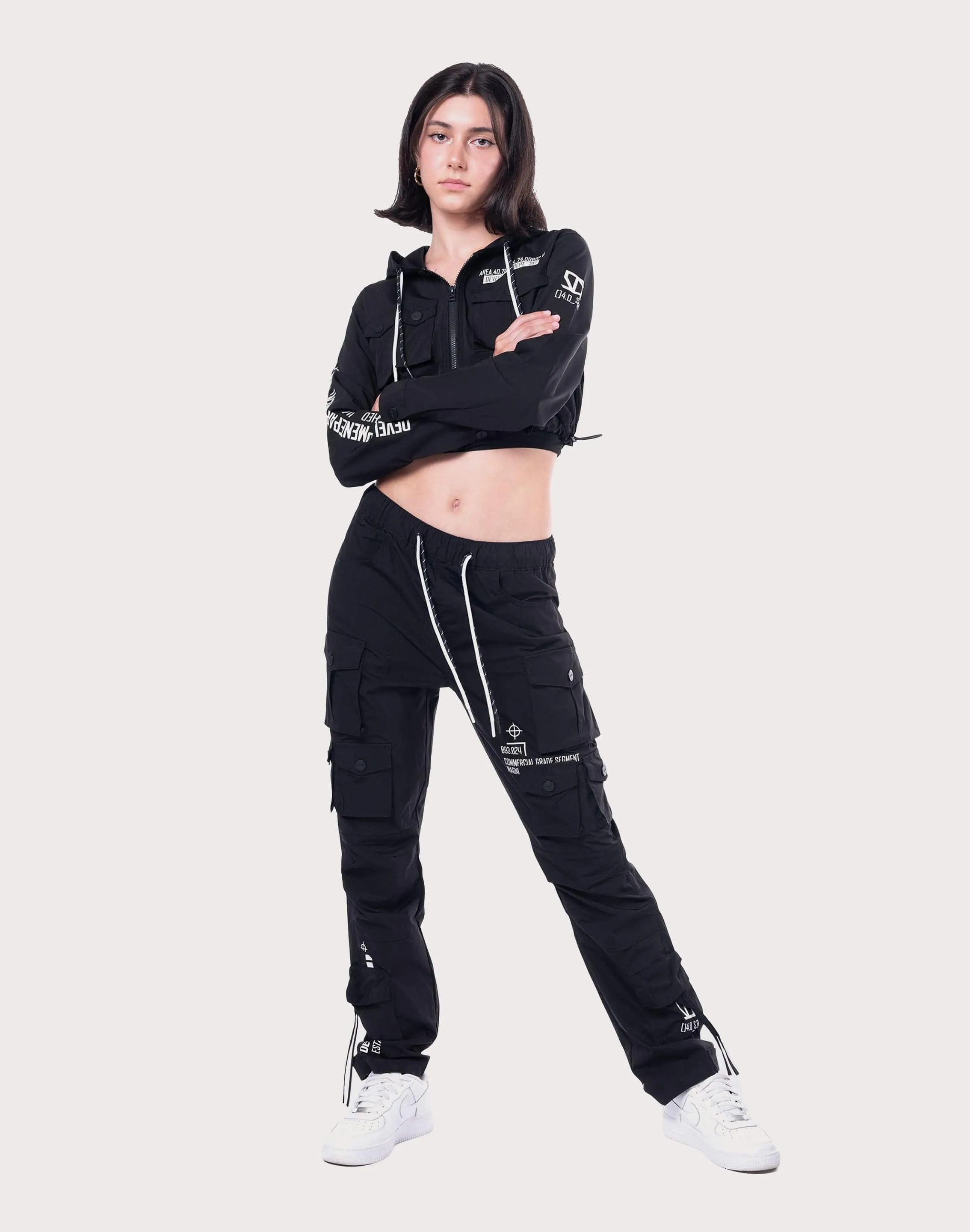 Grindhouse Nylon Cropped Jacket