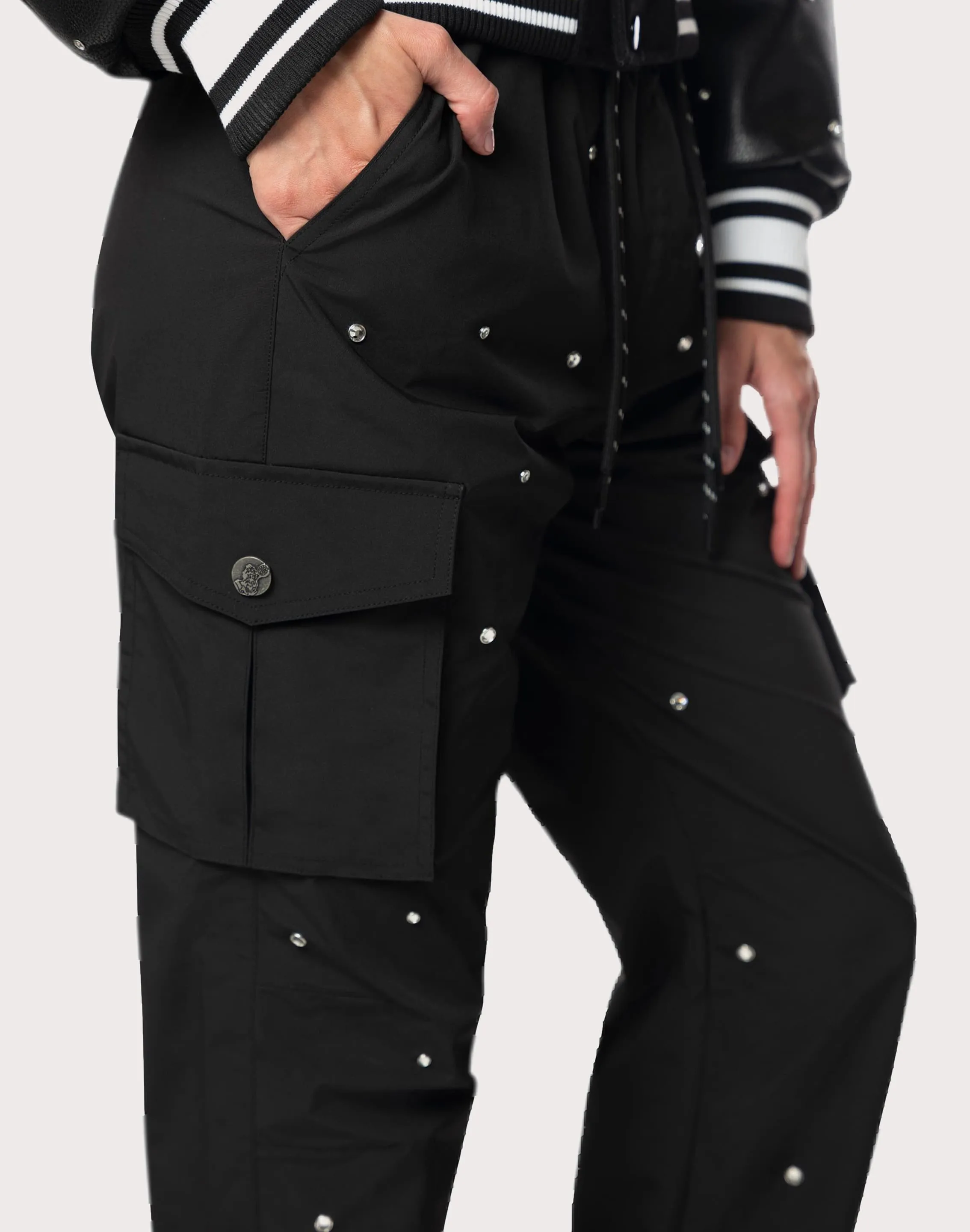 Grindhouse Rhinestone Black Pants