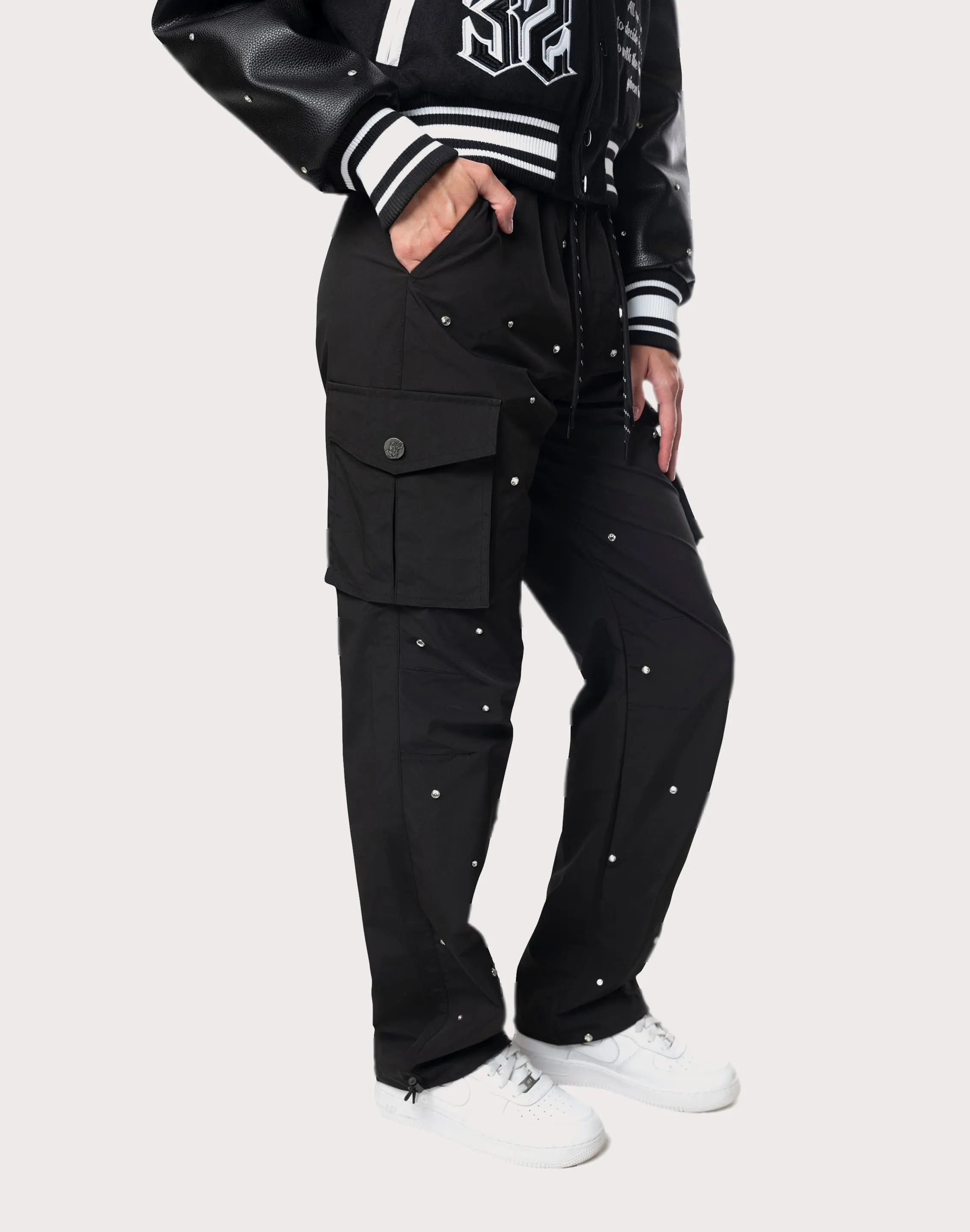 Grindhouse Rhinestone Black Pants