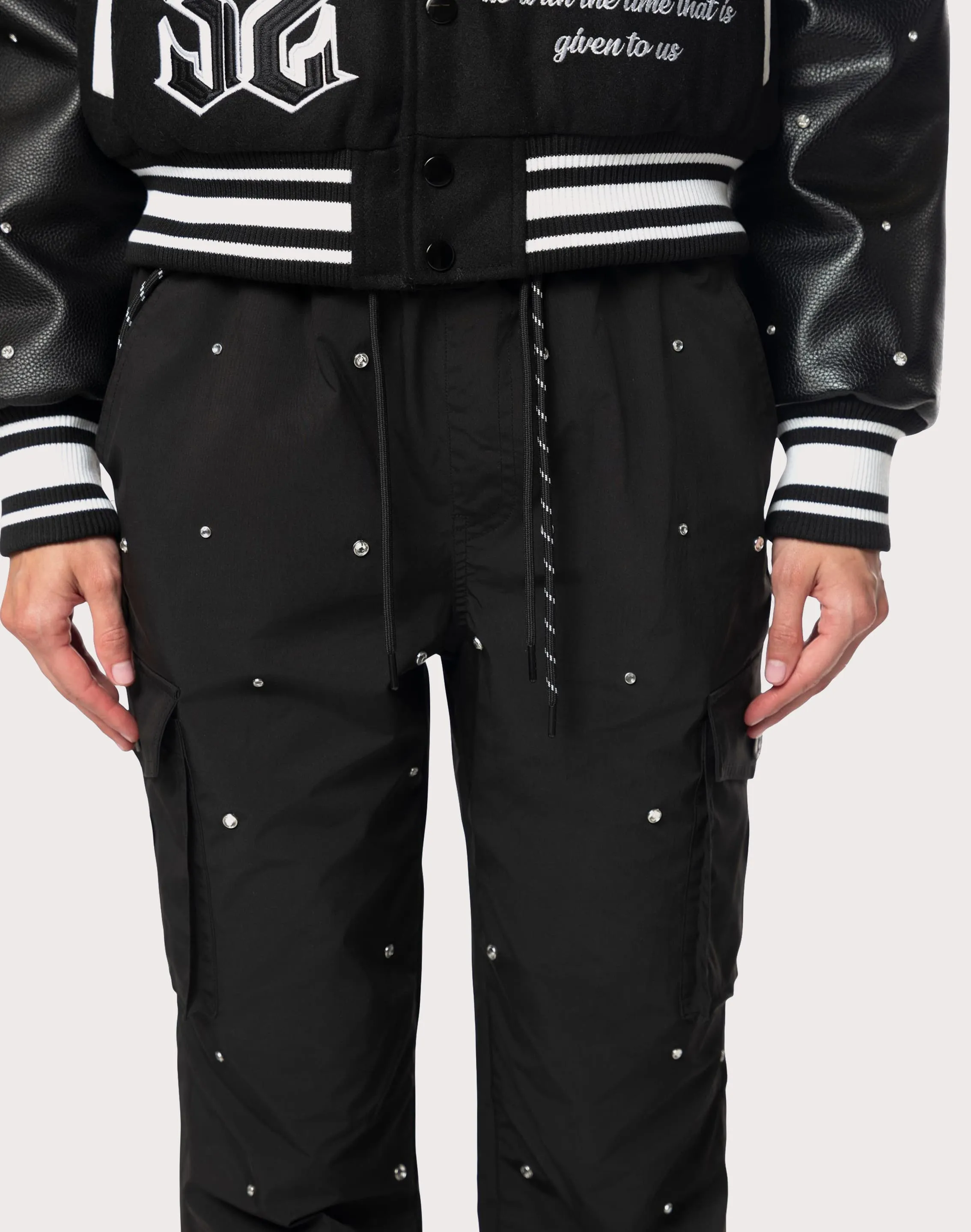 Grindhouse Rhinestone Black Pants