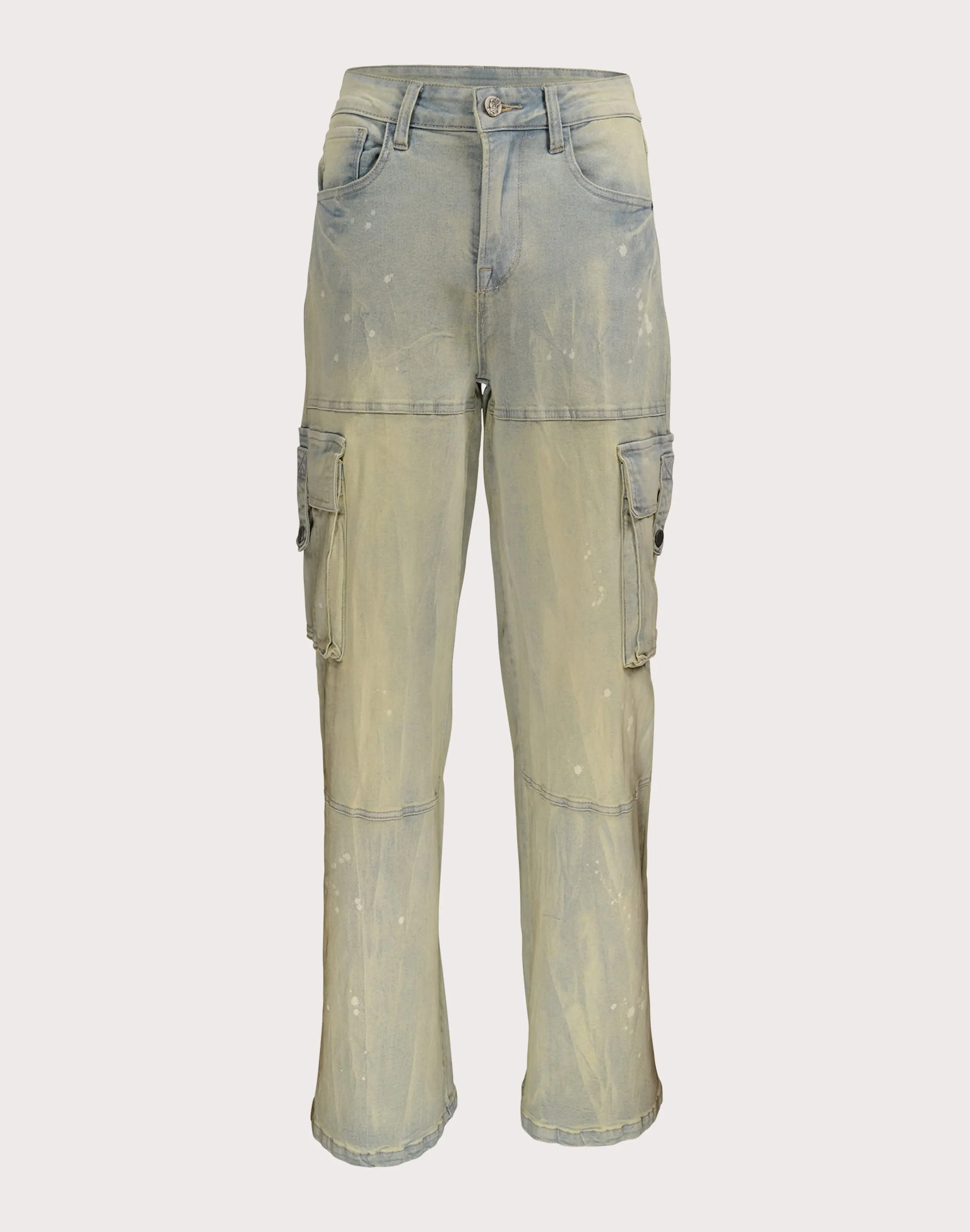 Grindhouse Wide Leg Cargo Denim Pants
