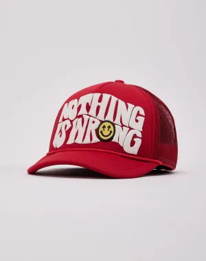 Happy Caps Nothing Is Wrong Trucker Hat