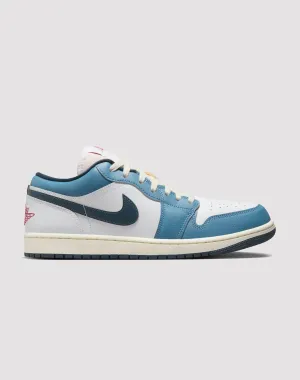 Jordan 1 Low SE "White/Armory Navy/Aegean Storm"