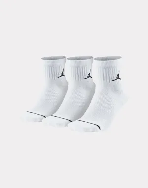 Jordan 3-Pack Jumpman High-Intensity Quarter Socks