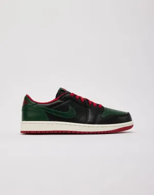 Jordan Air Jordan 1 Retro Low OG 'Black and Gorge Green'