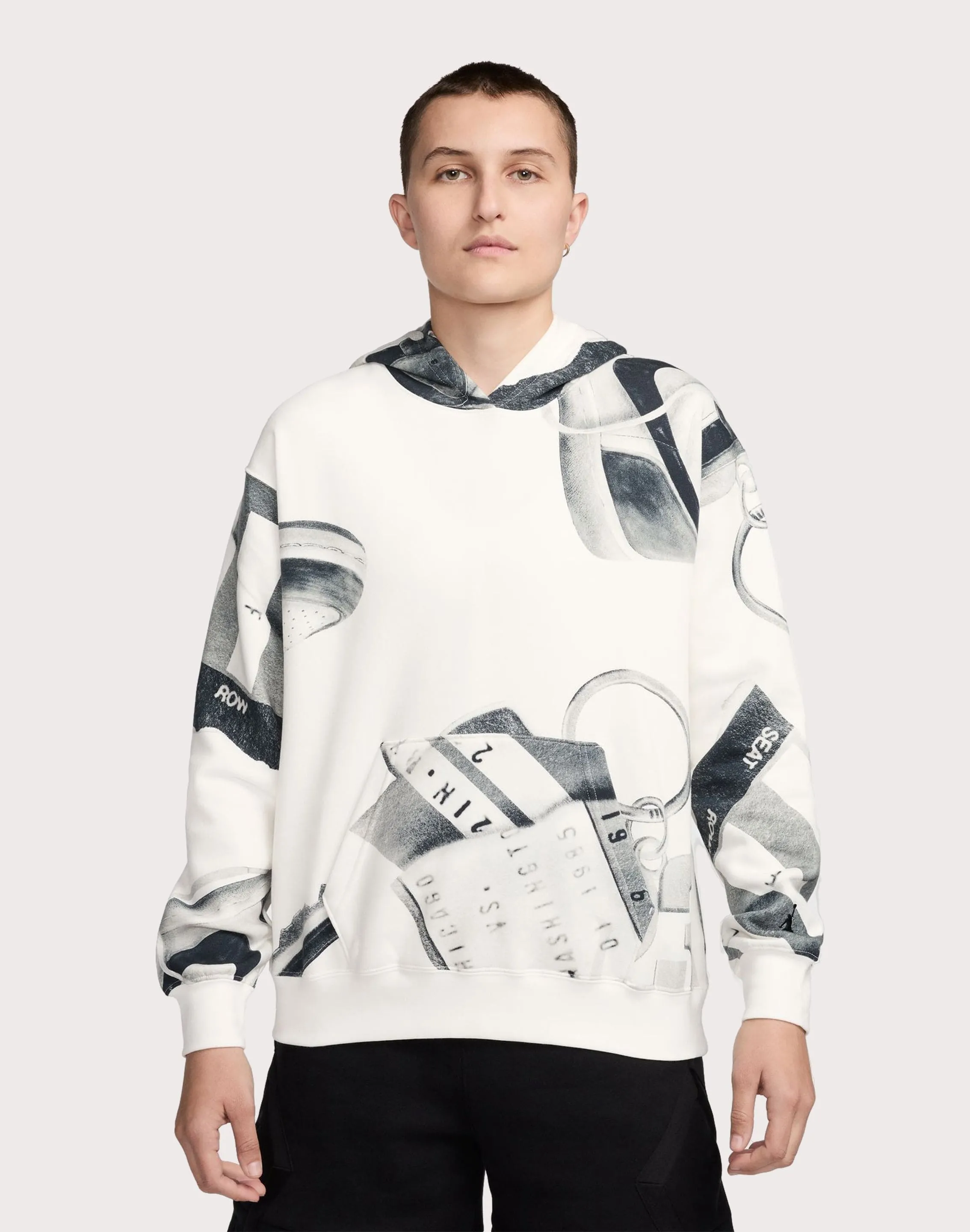 Jordan Brooklyn Fleece Printed Pullover Hoodie