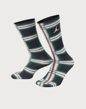 Jordan Essential Plaid Crew Socks