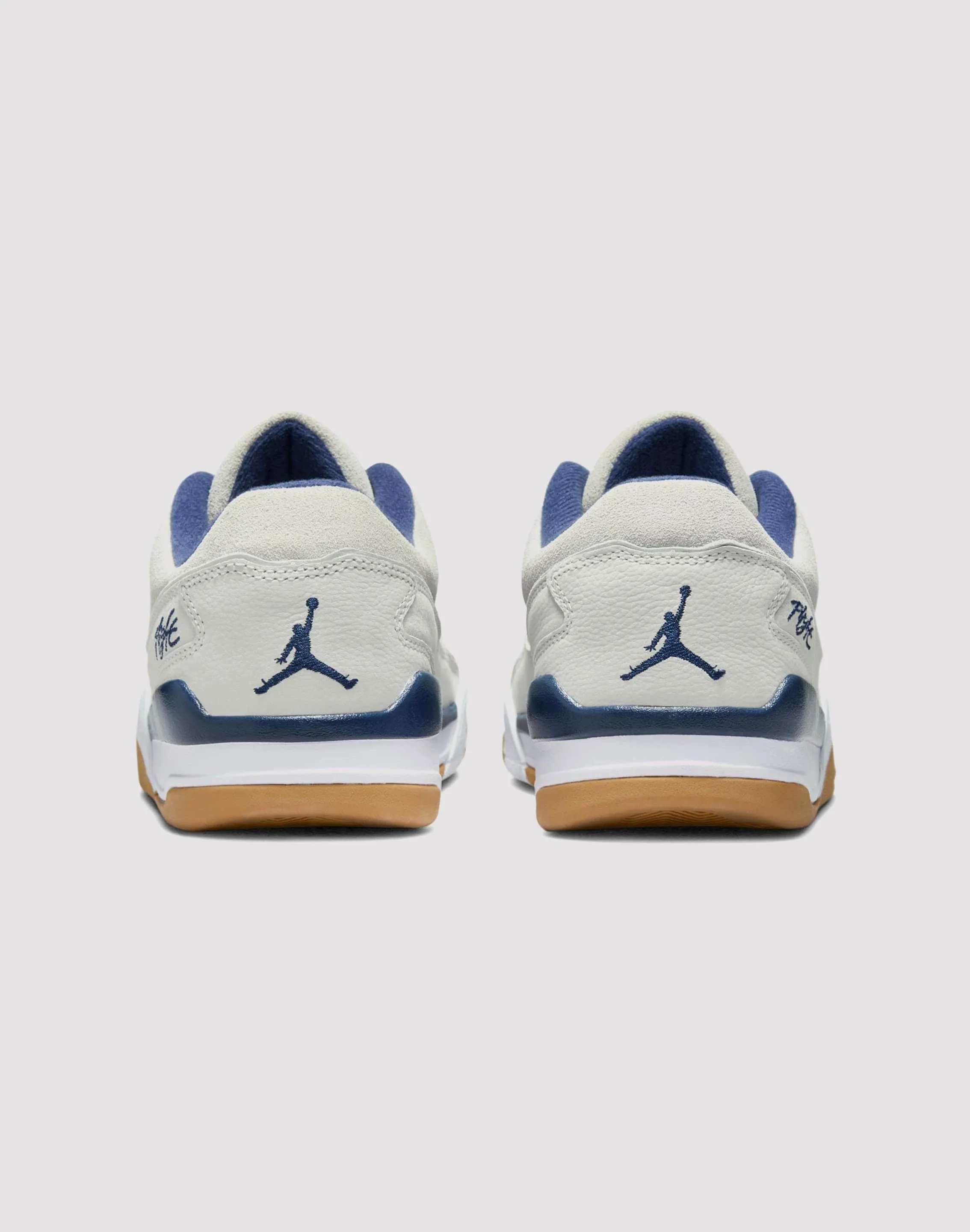 Jordan Flight Court "Neutral Grey/Midnight Navy/White"