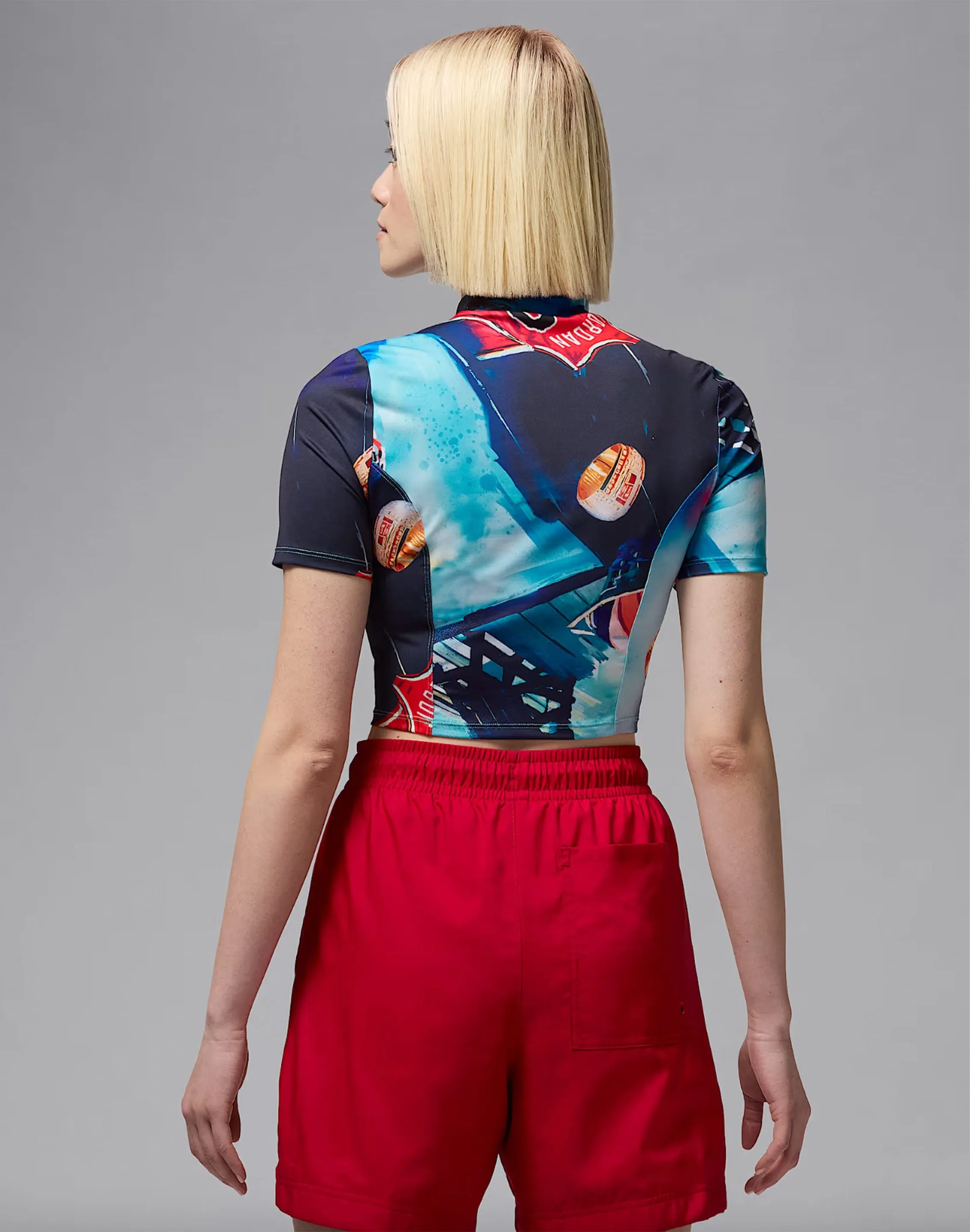Jordan Printed Crop Top