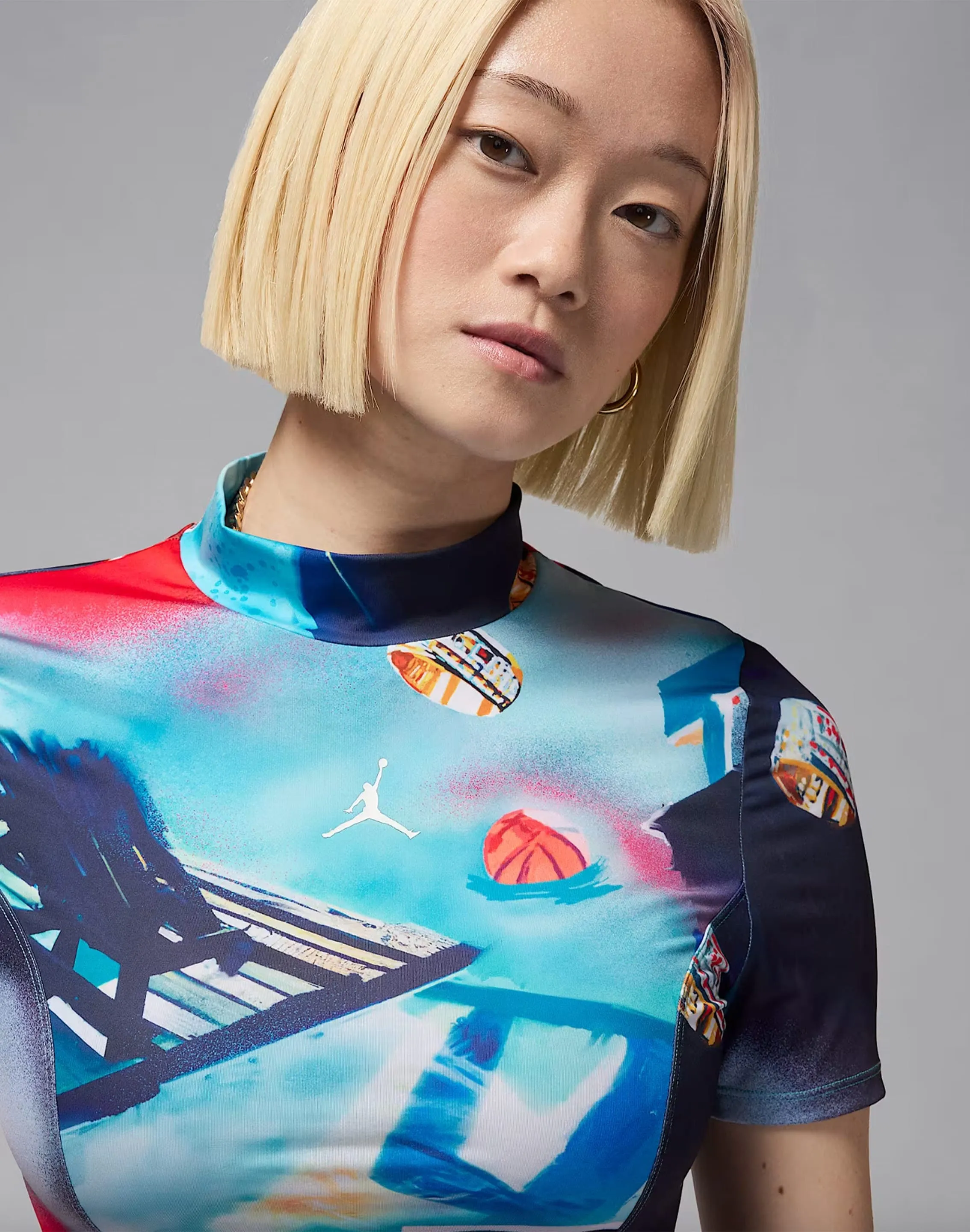 Jordan Printed Crop Top