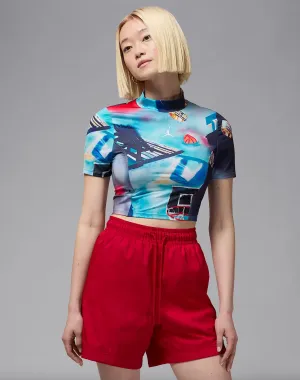 Jordan Printed Crop Top