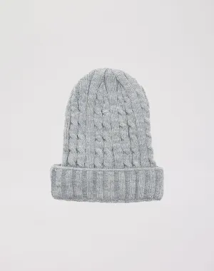 Kim And Bae Cable Cuff Beanie