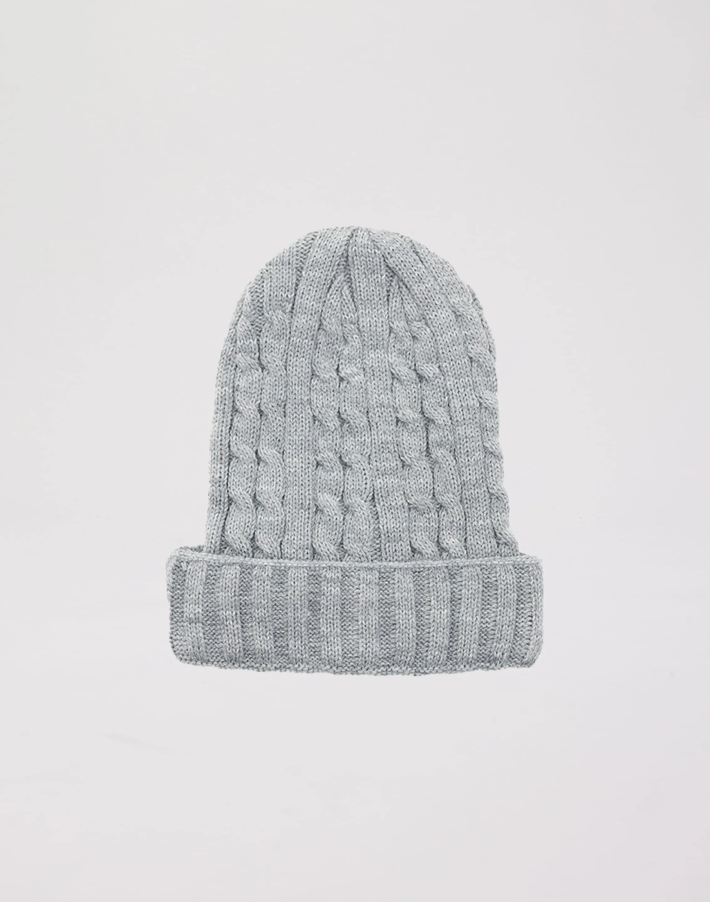 Kim And Bae Cable Cuff Beanie