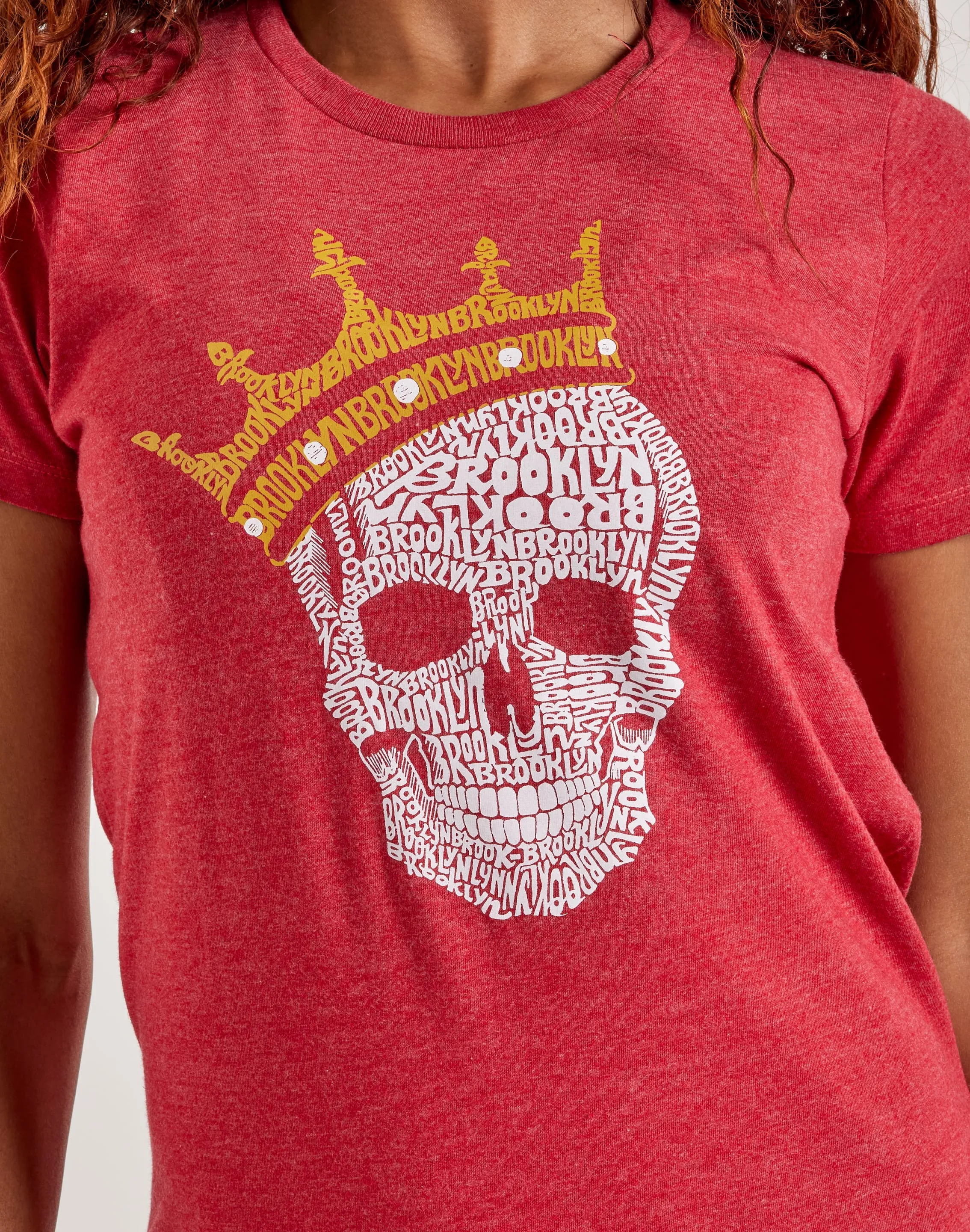 LA Pop Art Word Art Brooklyn Crown Tee