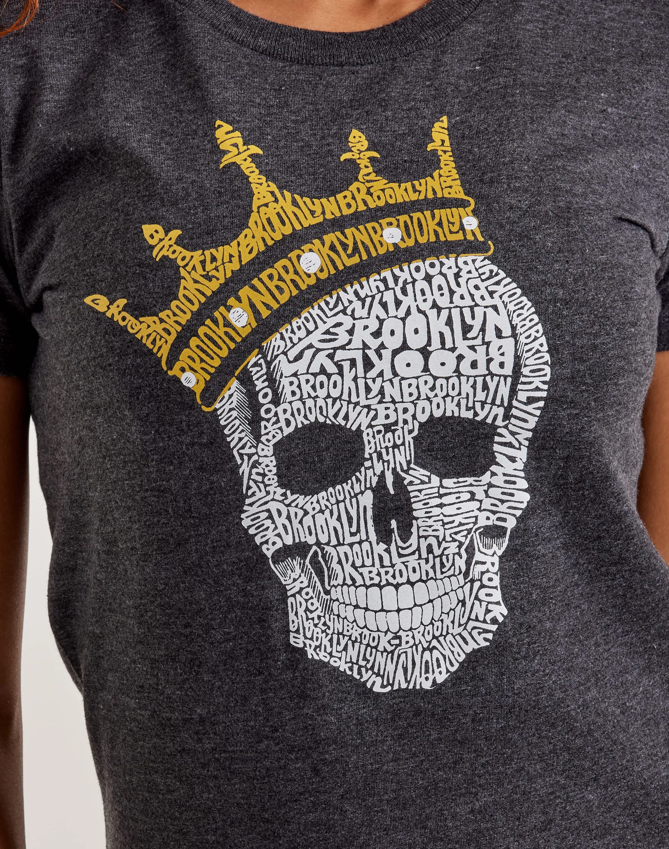 LA Pop Art Word Art Brooklyn Crown Tee