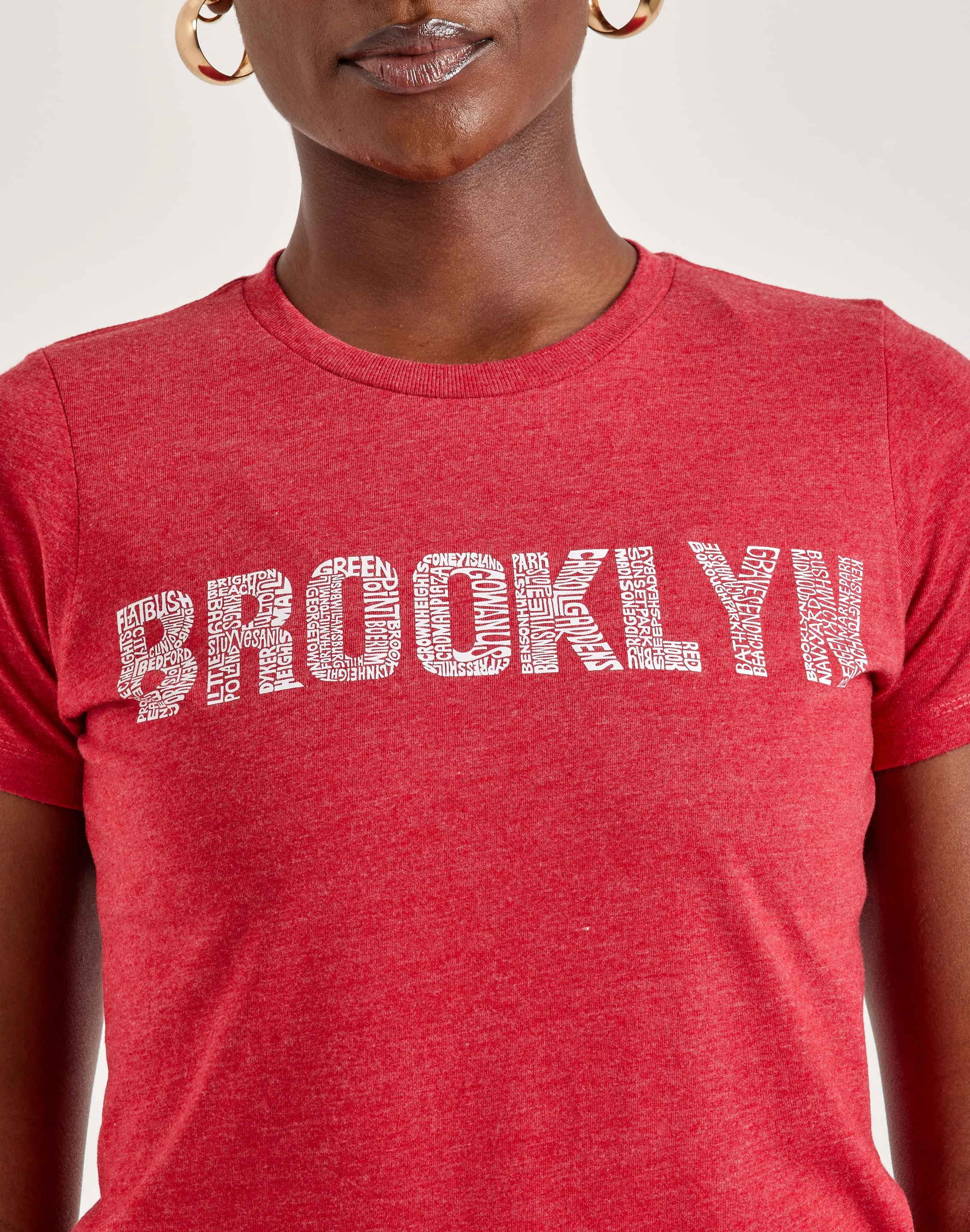 LA Pop Art Word Art Brooklyn Tee