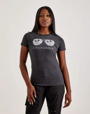 LA Pop Art Word Art California Shades Tee