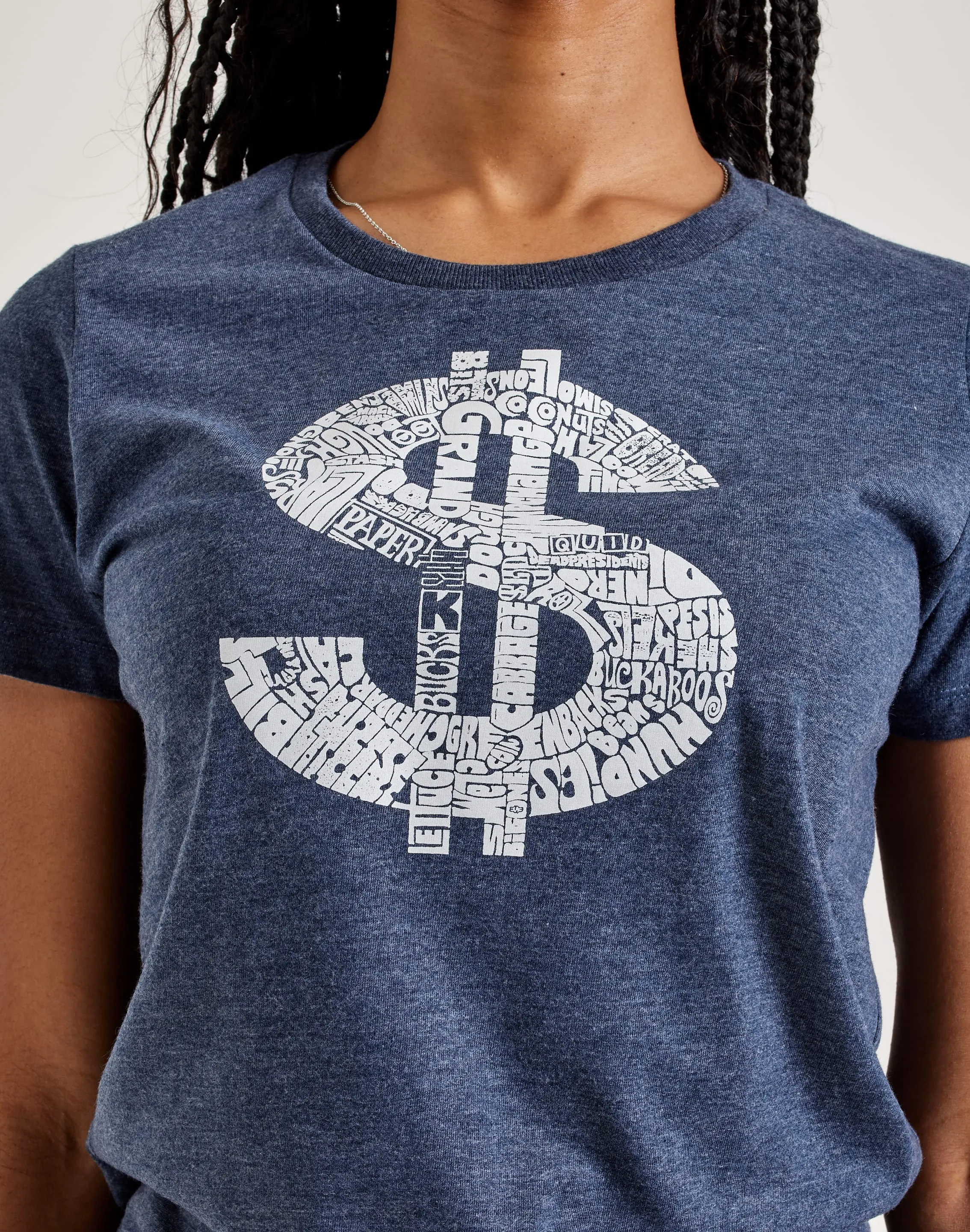LA Pop Art Word Art Dollar Sign Tee