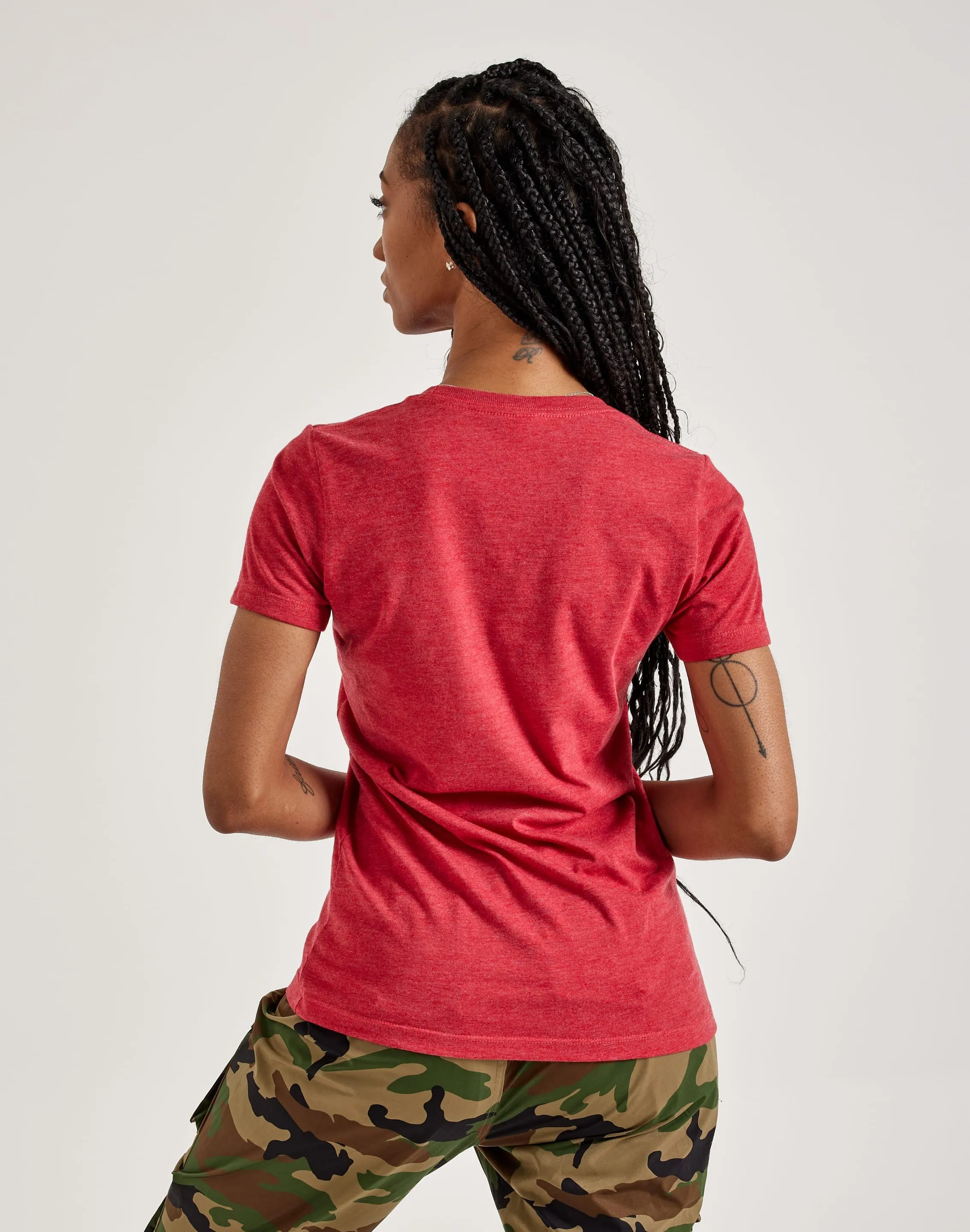 LA Pop Art Word Art Gold Digger Lips Tee
