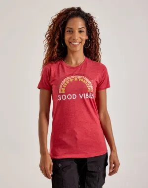 LA Pop Art Word Art Good Vibes Tee