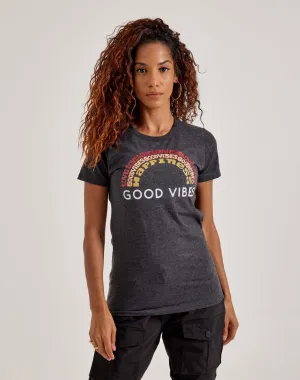 LA Pop Art Word Art Good Vibes Tee