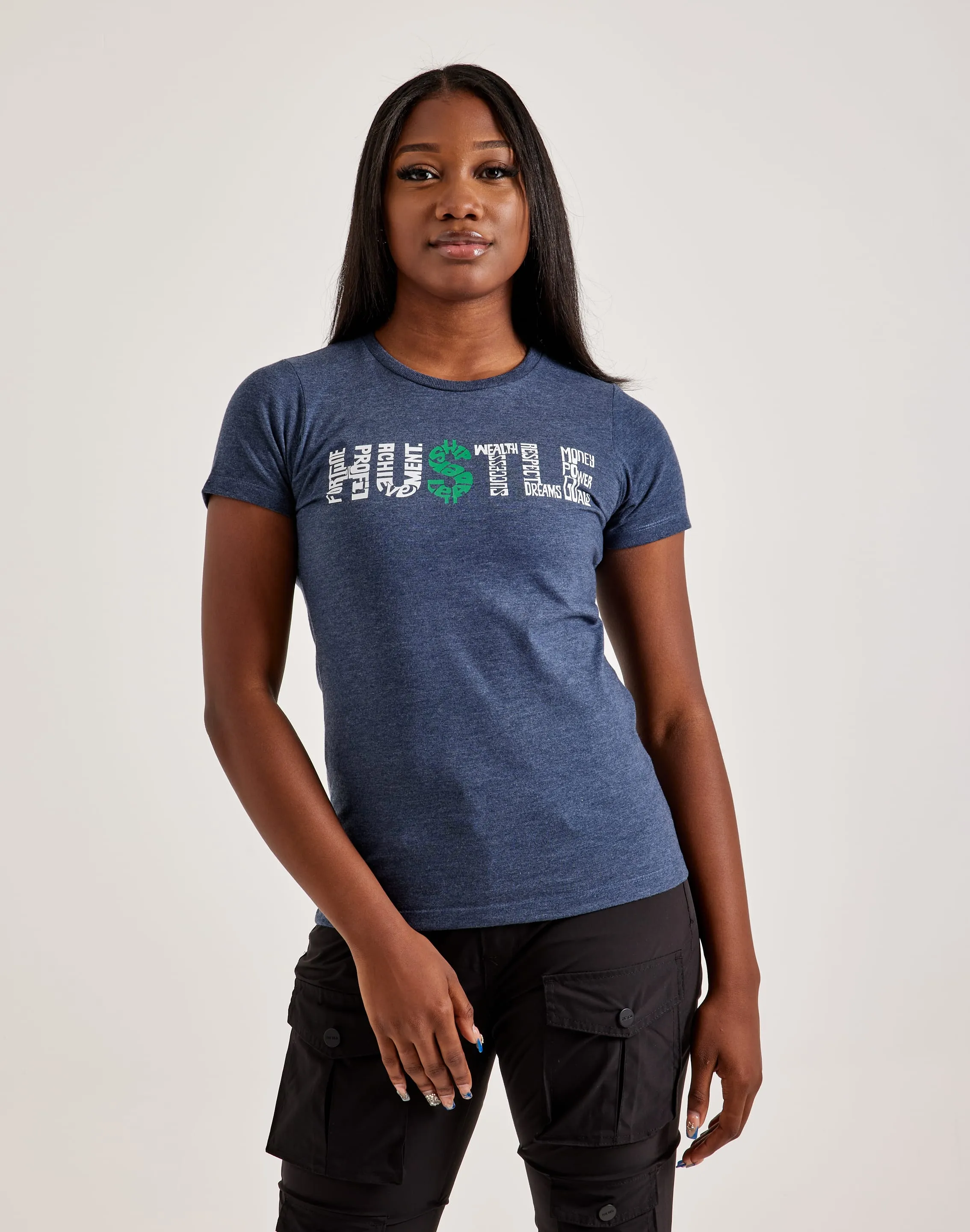 LA Pop Art Word Art Hustle Tee