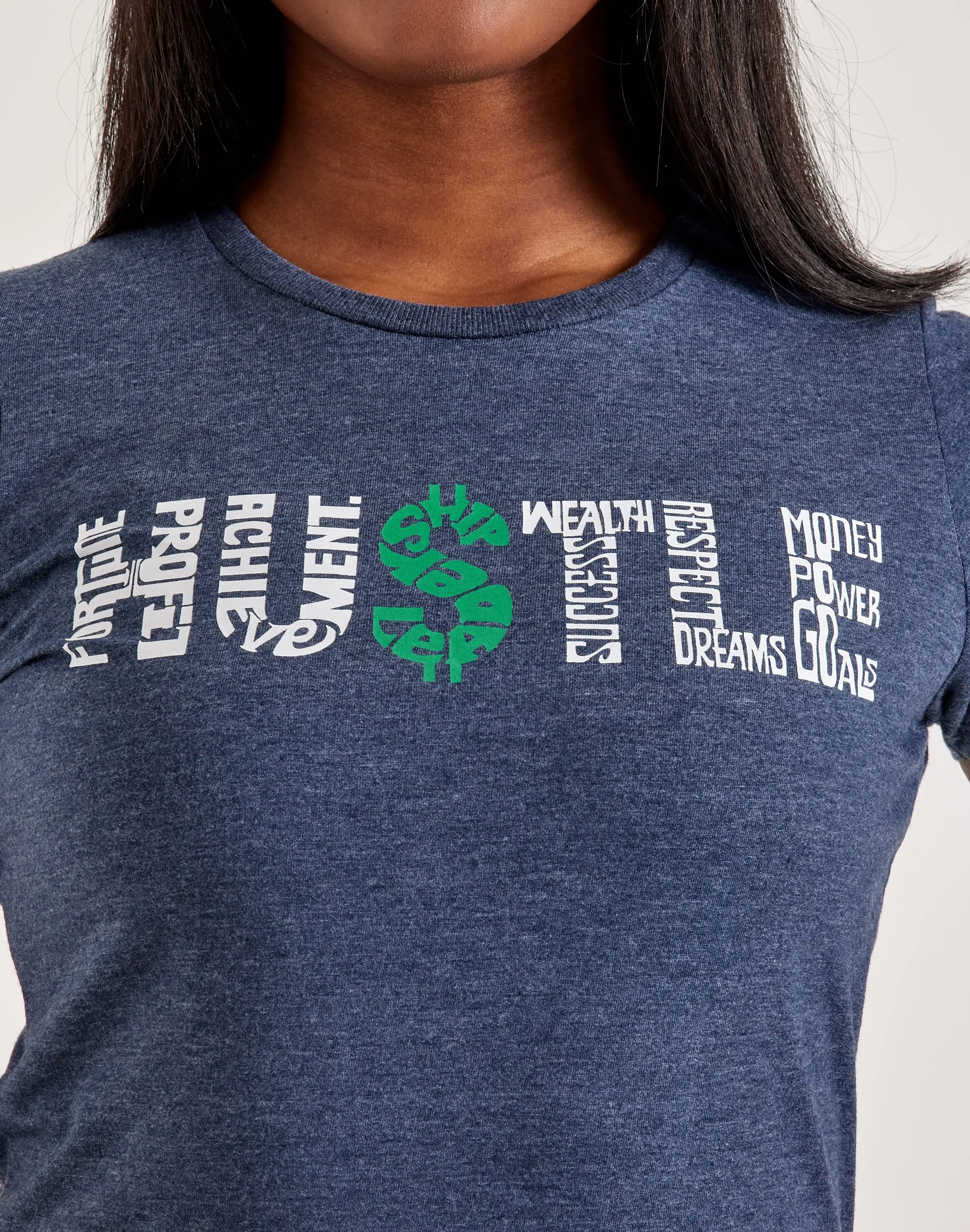 LA Pop Art Word Art Hustle Tee
