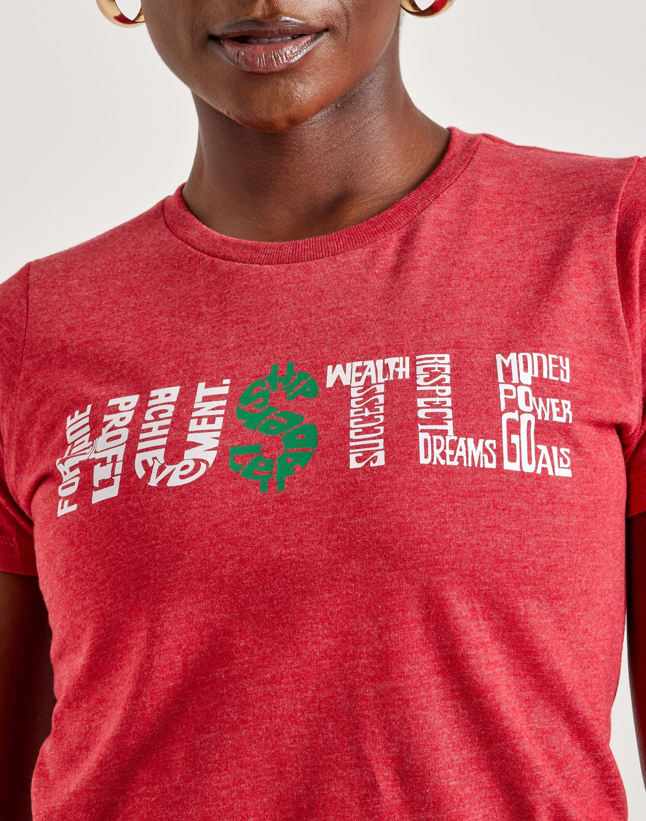 LA Pop Art Word Art Hustle Tee