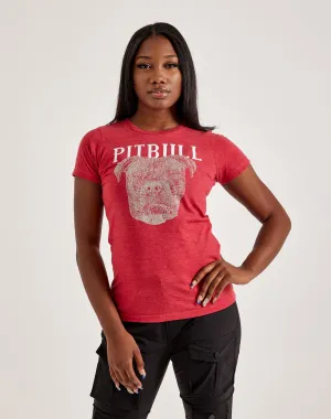 LA Pop Art Word Art Pitbull Face Tee
