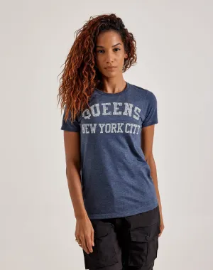 LA Pop Art Word Art Queens NY Tee