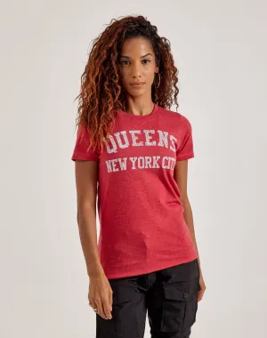 LA Pop Art Word Art Queens NY Tee