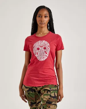 LA Pop Art Word Art Slasher Movie Villains Tee
