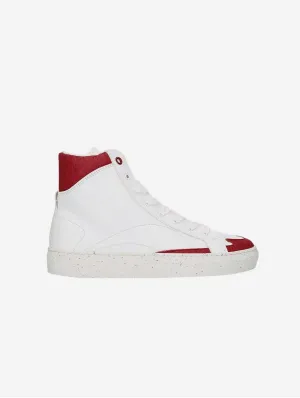 London Unisex Pi?atex & Apple Leather Vegan Sneakers | Red