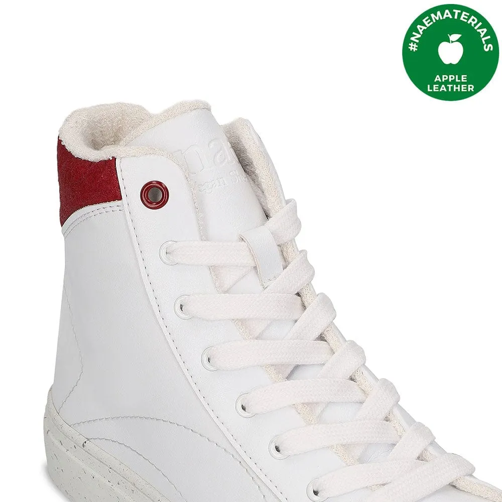 London Unisex Pi?atex & Apple Leather Vegan Sneakers | Red