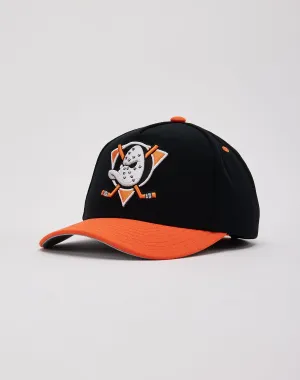 Mitchell & Ness Anaheim Ducks Anniversary Pro Pinch Snapback Hat