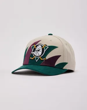 Mitchell & Ness Anaheim Ducks Sharktooth Snapback