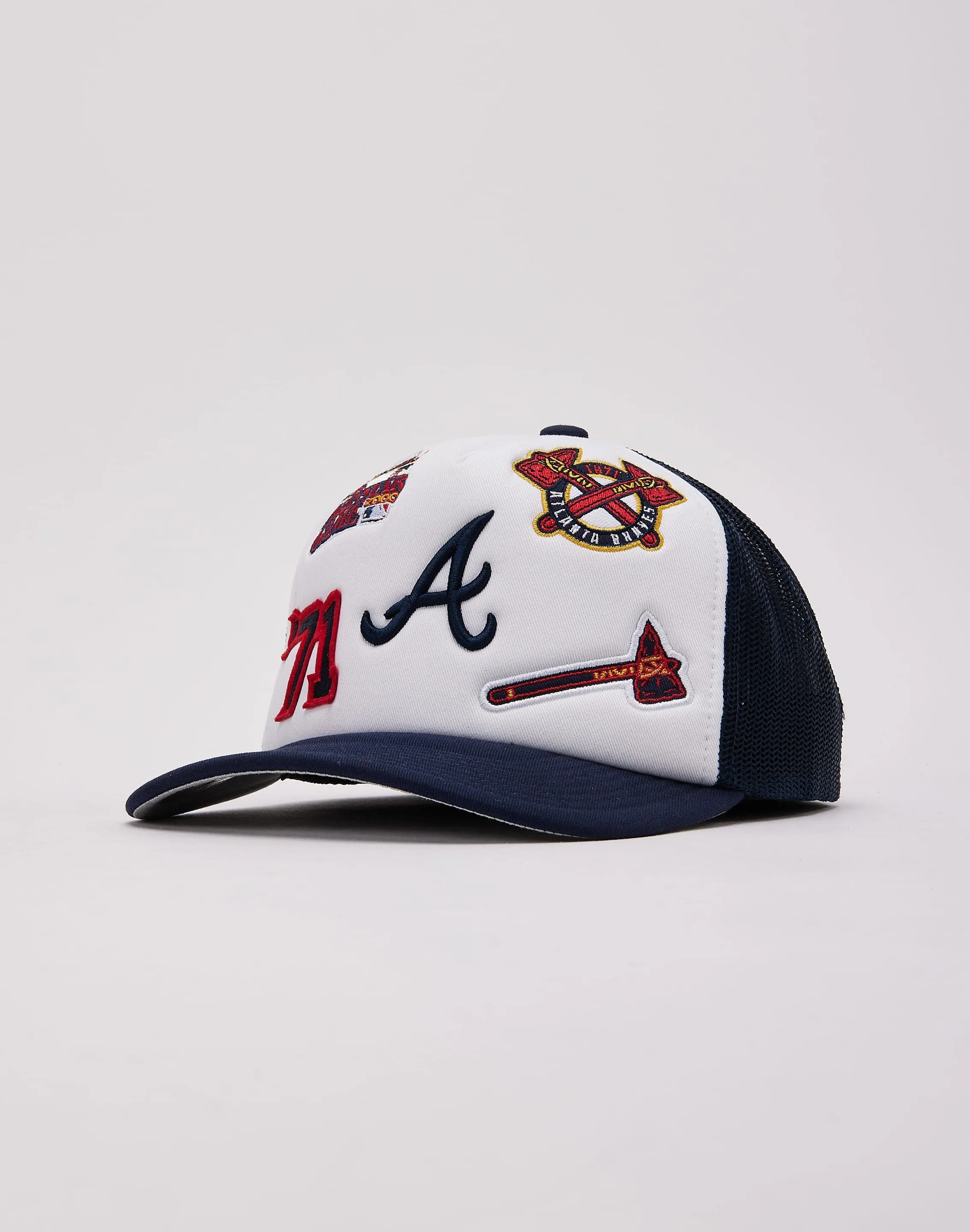 Mitchell & Ness Atlanta Braves Gridlock Trucker Hat