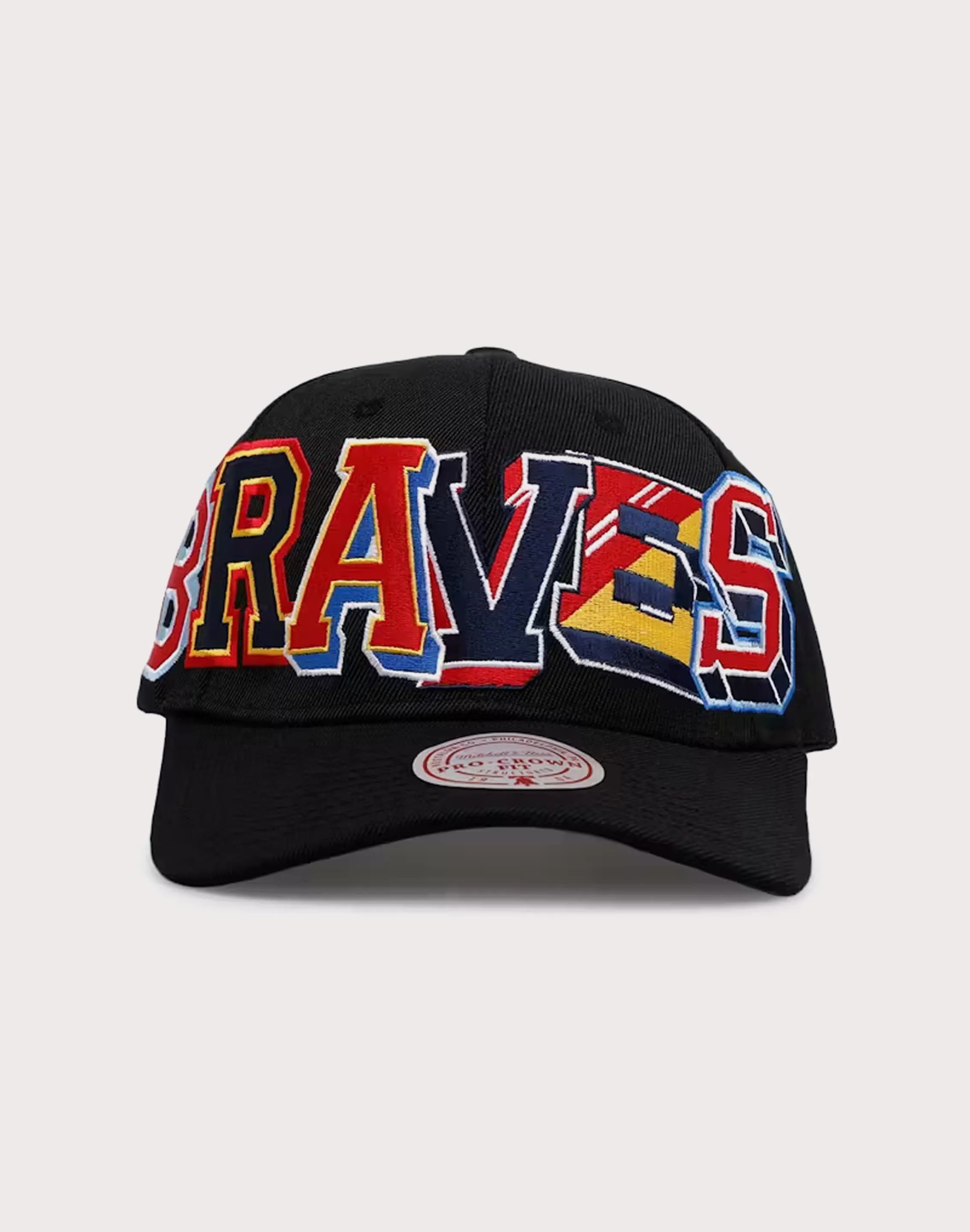 Mitchell & Ness Atlanta Braves Hyper Type Snapback