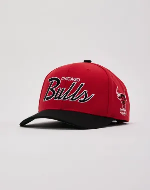 Mitchell & Ness Chicago Bulls Script Snapback Hat