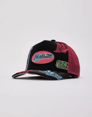 Mitchell & Ness Florida Marlins Truck It Trucker Hat