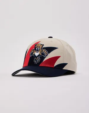Mitchell & Ness Florida Panthers Sharktooth Snapback