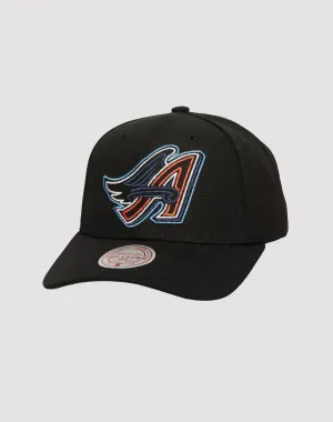 Mitchell & Ness Los Angeles Angels Neon Logo Snapback-Black