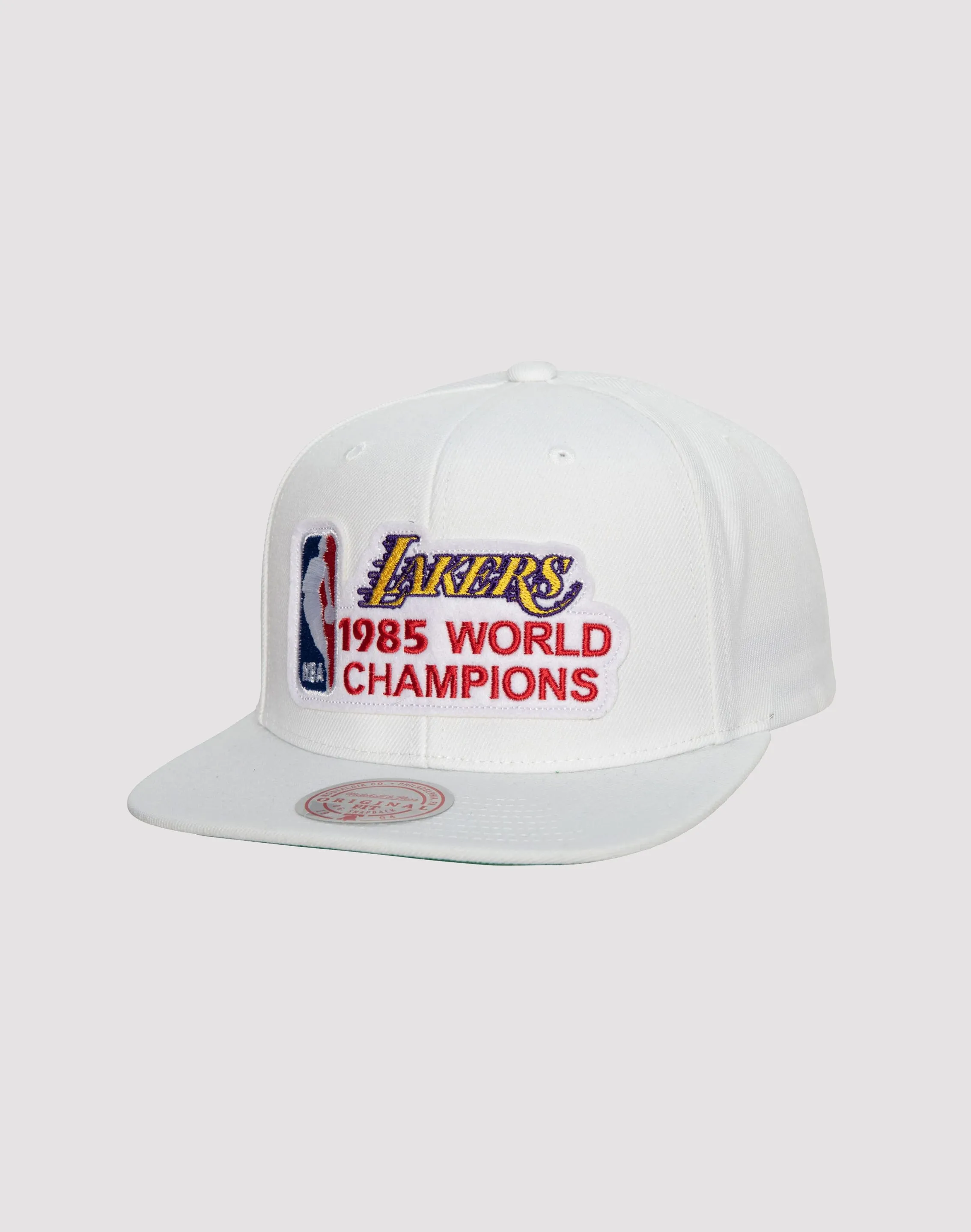 Mitchell & Ness Mitchell &amp; Ness Los Angeles Lakers NBA Champs Hardwood Classic Snapback-White