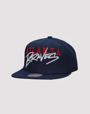 Mitchell & Ness Mitchell and Ness Atlanta Braves Tagged Snapback Hat