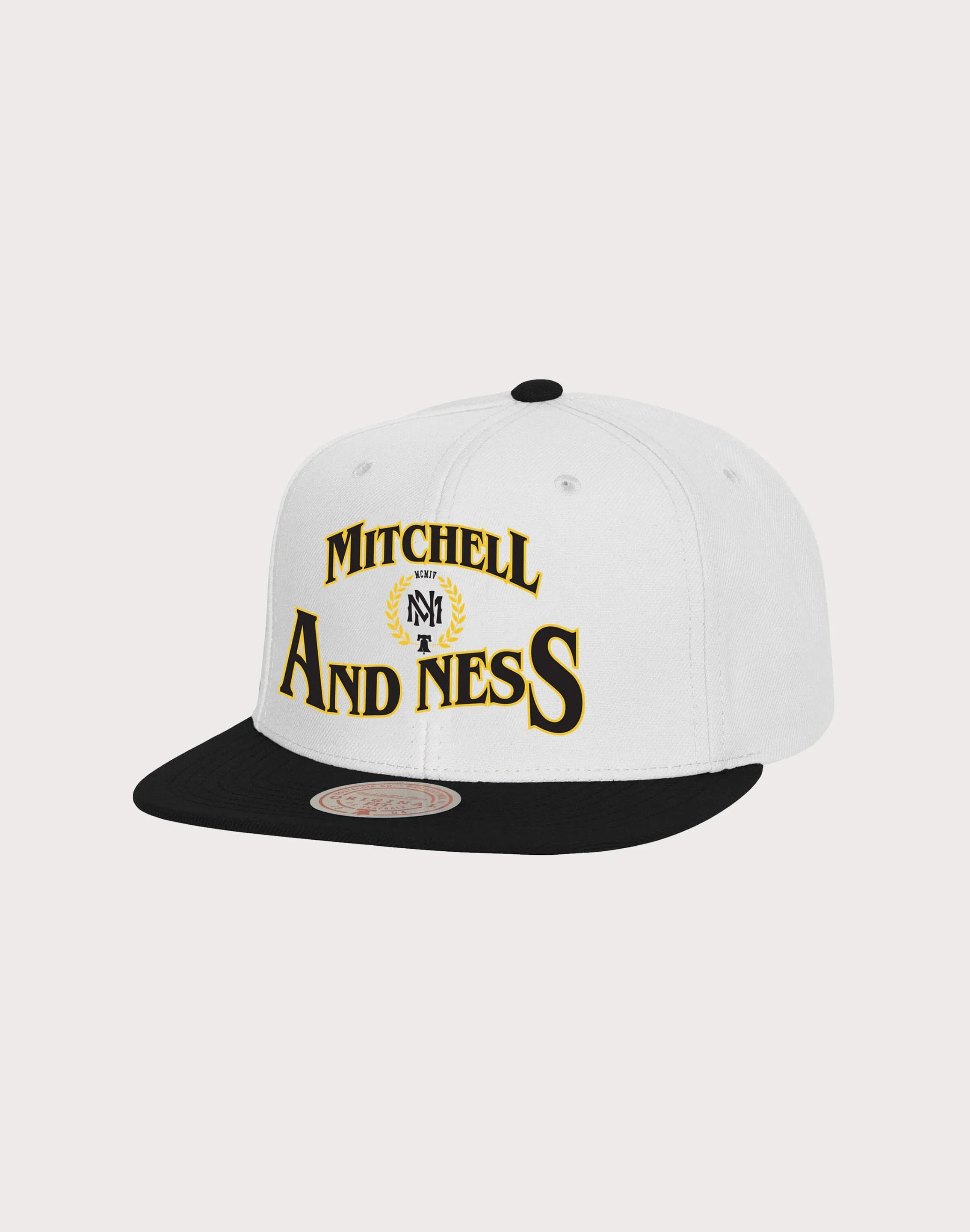 Mitchell & Ness Mitchell and Ness Branded Champ Snapback White/Black Hat