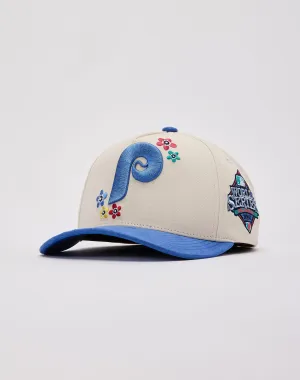 Mitchell & Ness Philadelphia Phillies Flower Pro Pinch Snapback Hat