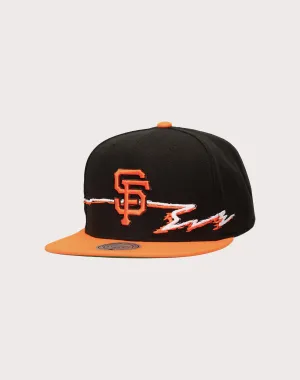 Mitchell & Ness San Francisco Giants MLB Life Line Snapback Hat